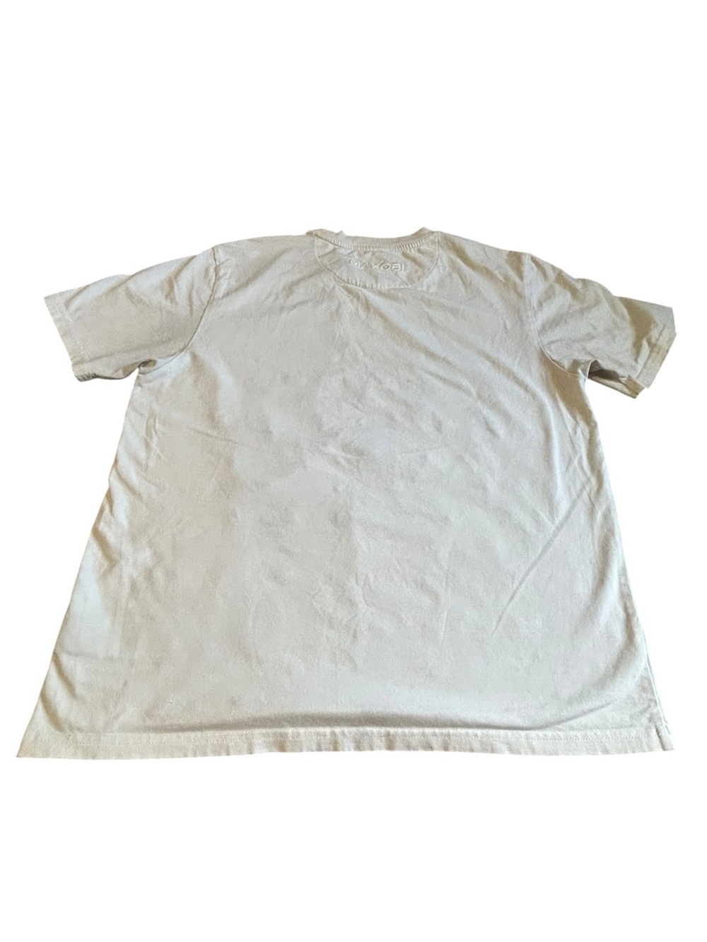 Makobi Trust Issues Graphic Tee White Small Streetwear Y2K - Picture 2 of 13